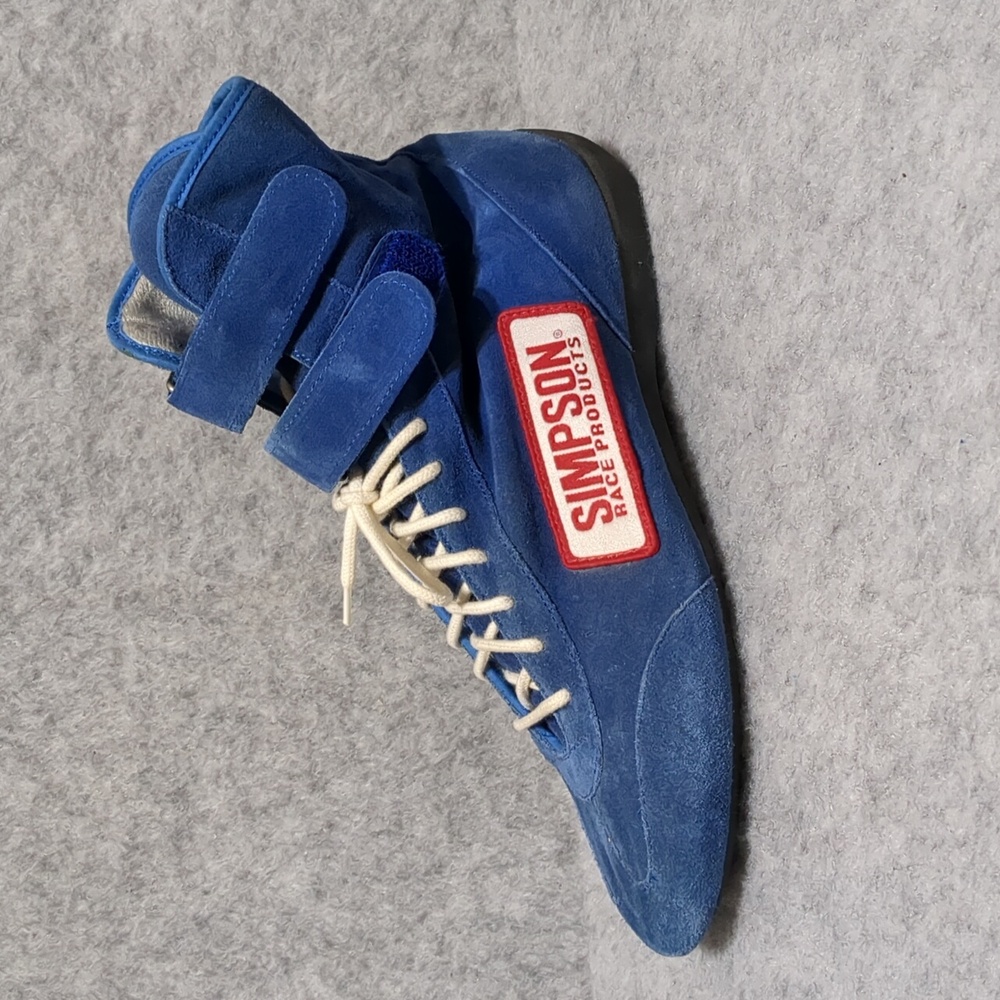 Simpson Racing High top Men's Shoes  Blue Size 8.5